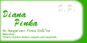 diana pinka business card